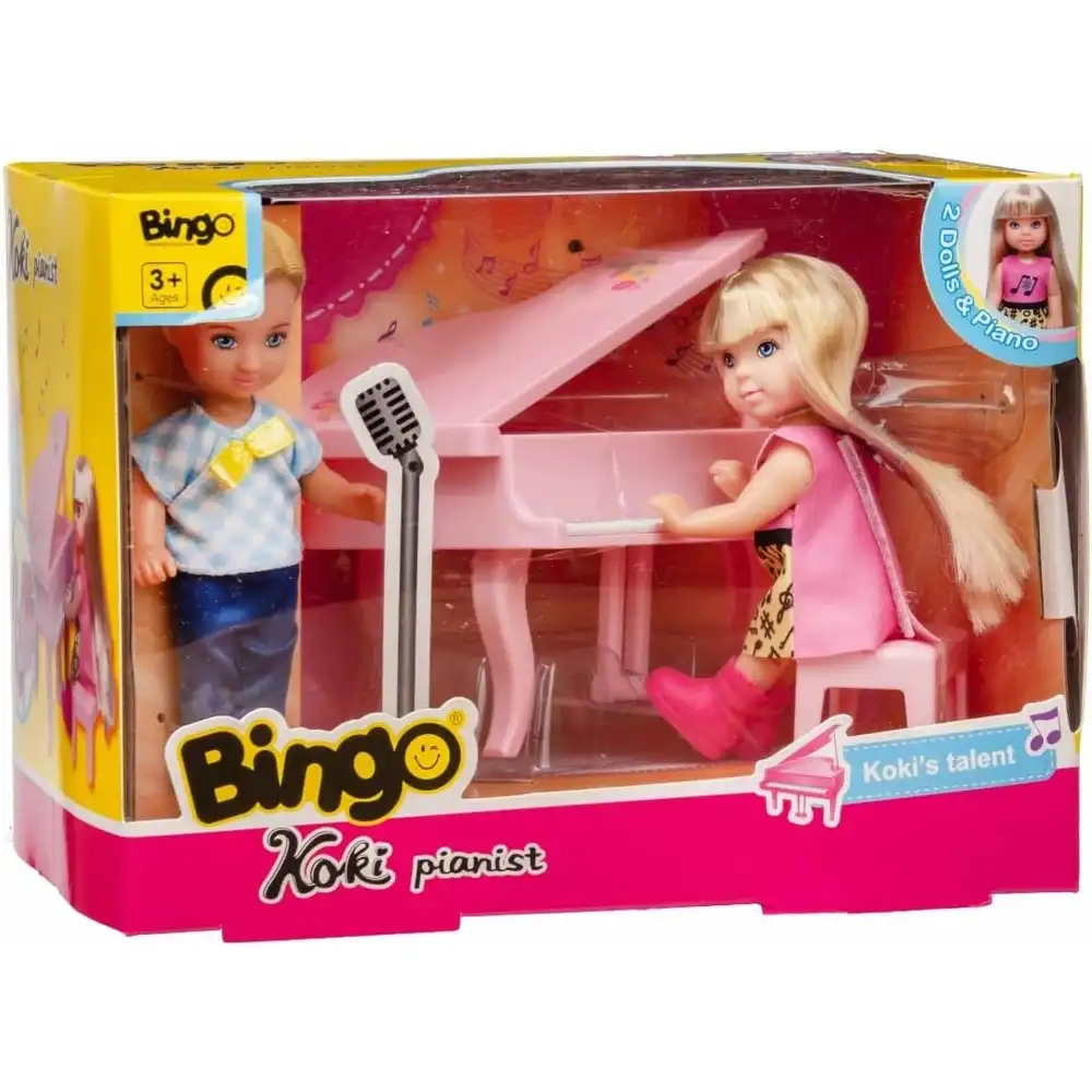 Bingo - Koki Dolls with Piano 4 Pieces - 1041