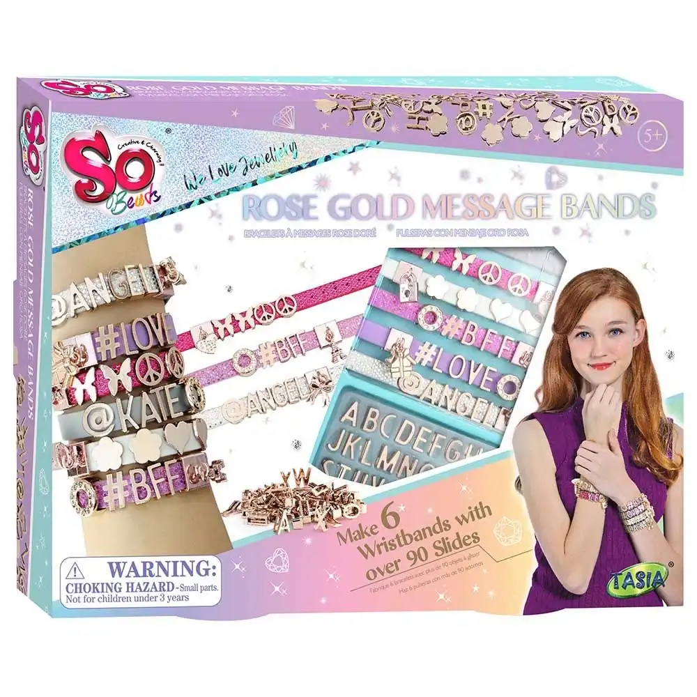 So Beads Message Bands Rose Gold Collection - T08200-A-A