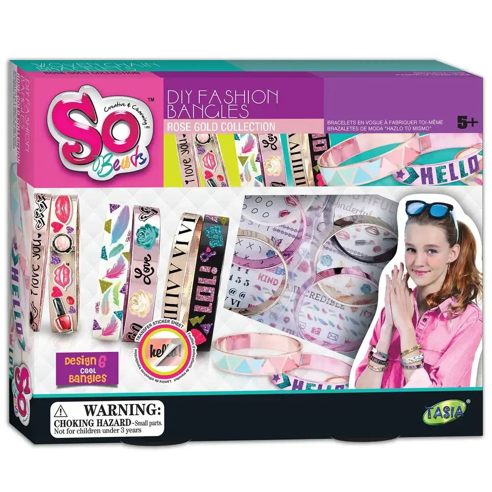 Tasia - So Beads DIY Fashion Bangles Rose Gold Collection - T08204-A-A