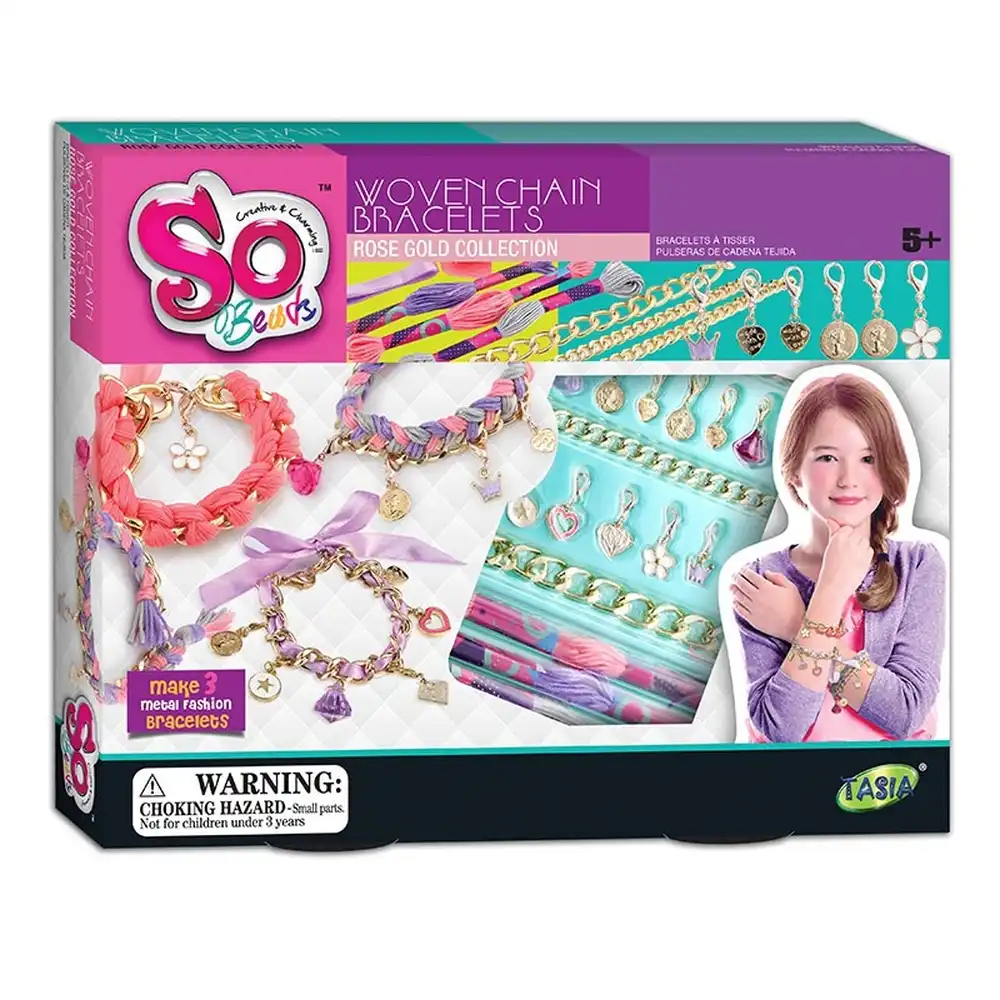 Tasia - So Beads Women Chain Bracelet Rose Gold Collection - T08222-A-A