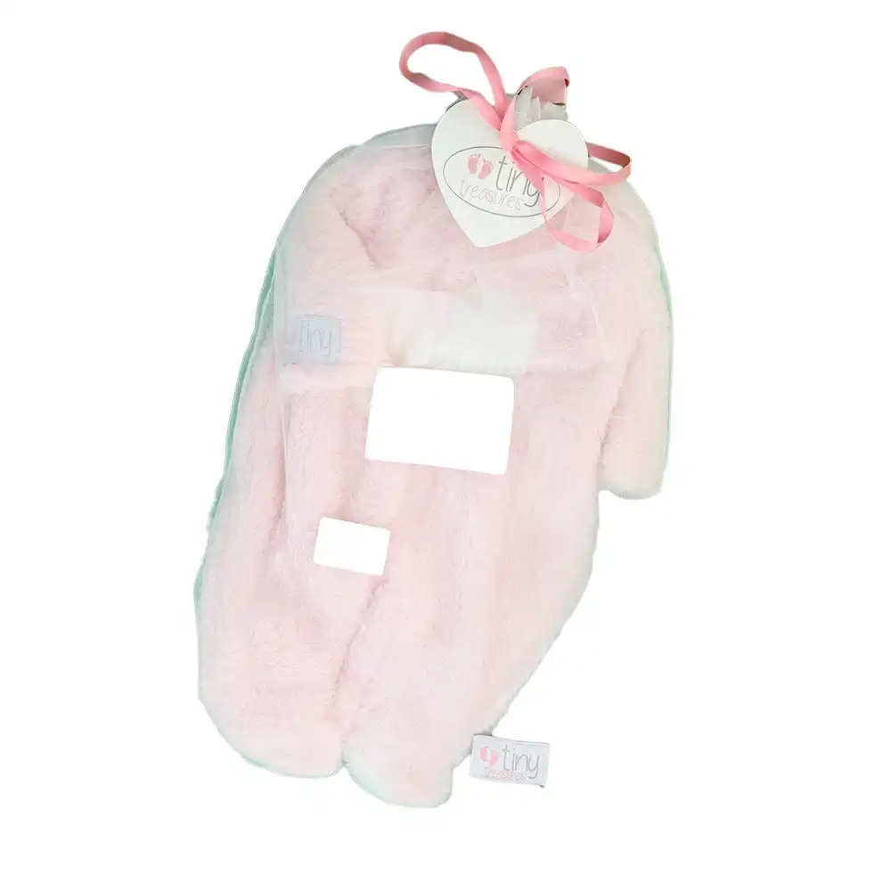 Tiny Treasures Doll with Bunny Cosy Outfit Fur Bunny/Teddy - KK4369