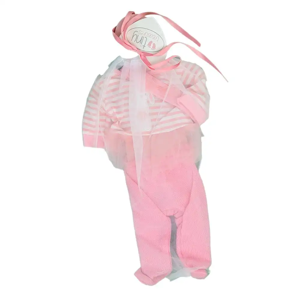 Tiny Treasures Tutu Outfit for Baby Dolls (Pink) - KK4367