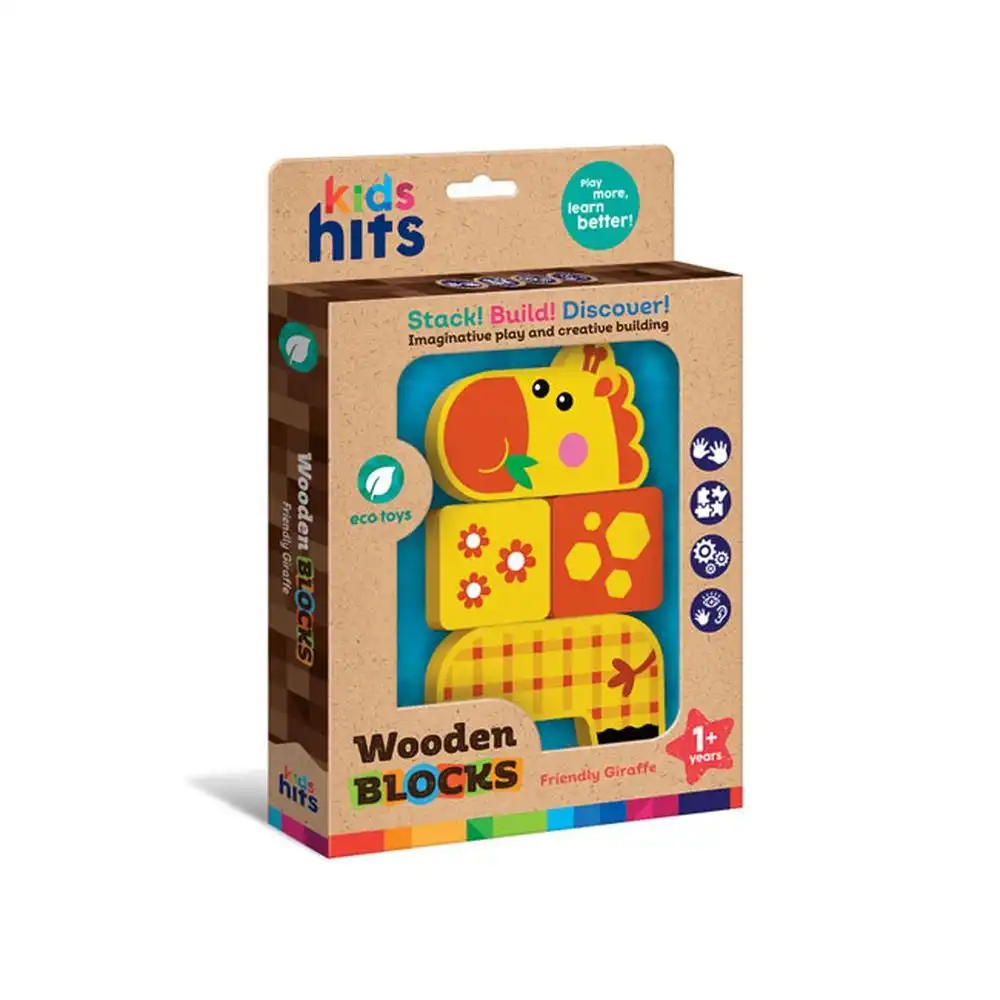 Kids Hits - Wooden Blocks Friendly Giraffe - KH20/003
