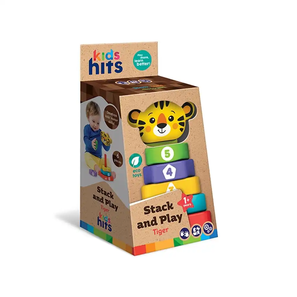 Kids Hits - Wooden Stack and Play Tiger - KH20/014