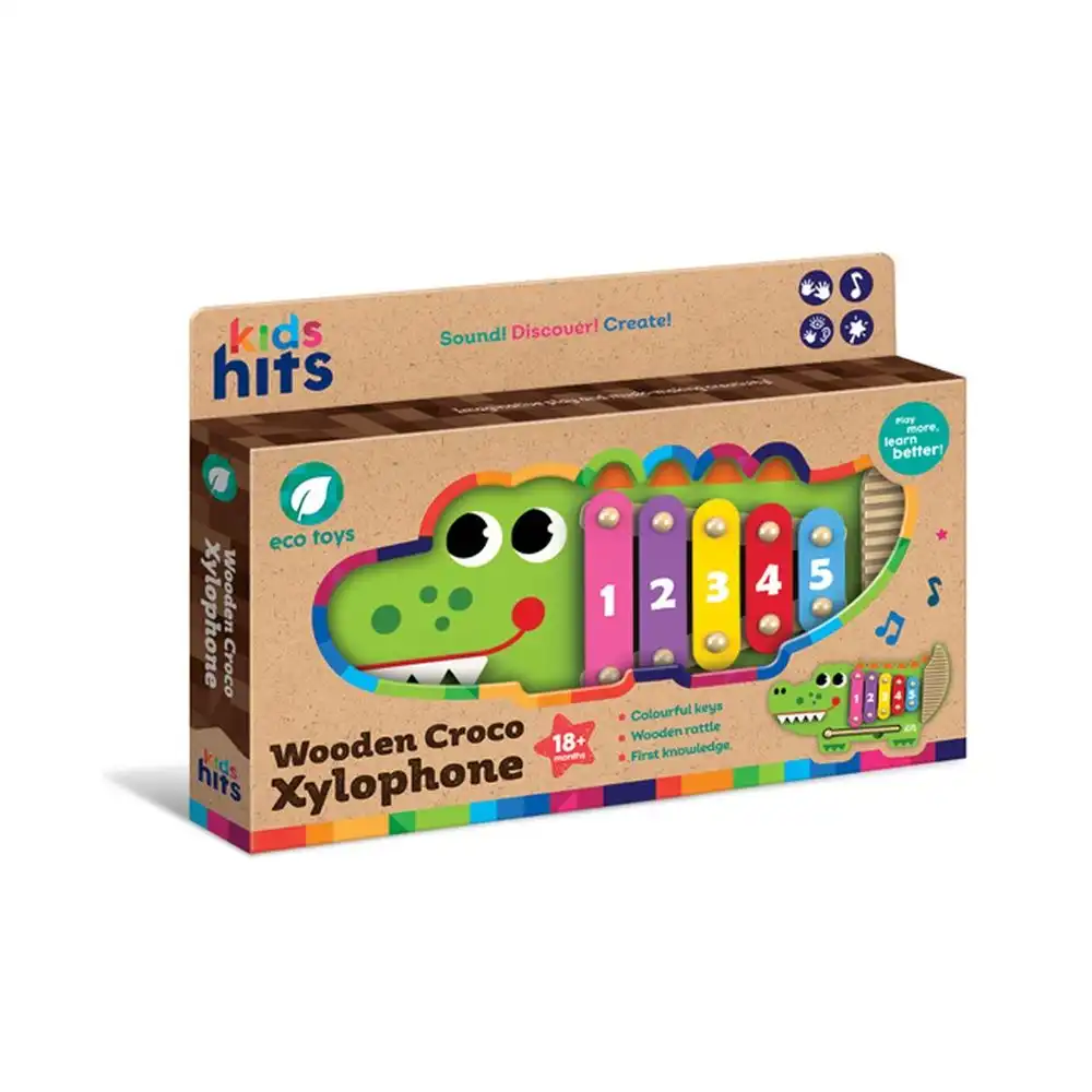 Kids Hits - Wooden Croco Xylophone - KH20/018