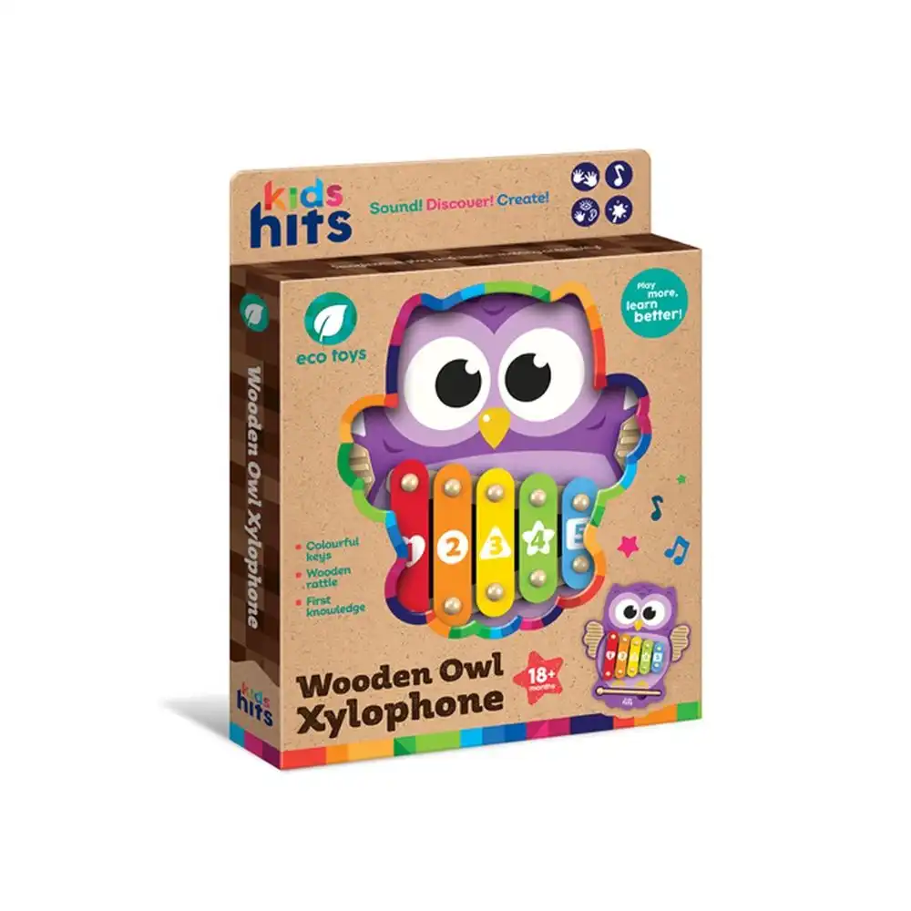Kids Hits - Wooden Owl Xylophone - KH20/019