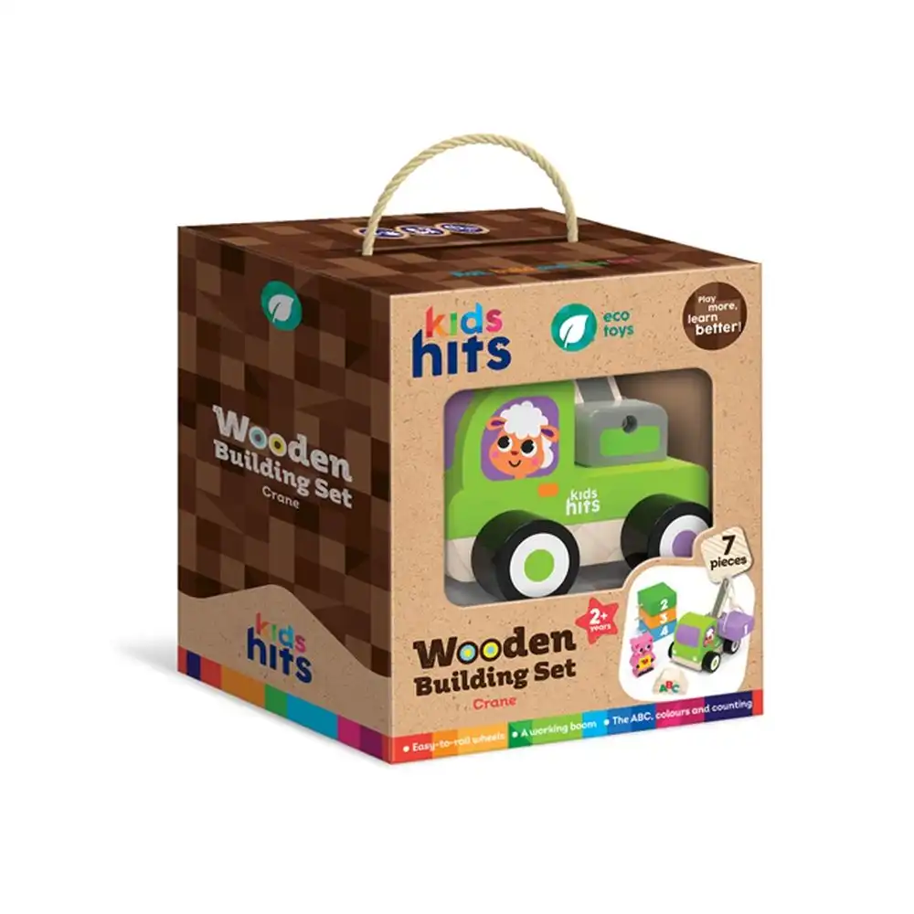 Kids Hits - Wooden Building Set Crane - KH20/015