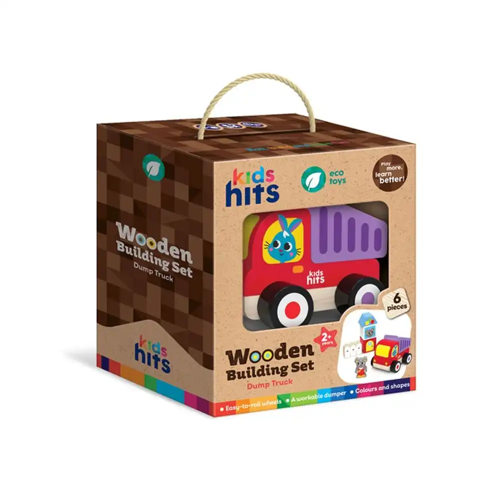 Kids Hits - Wooden Building Set Dump Truck - KH20/016