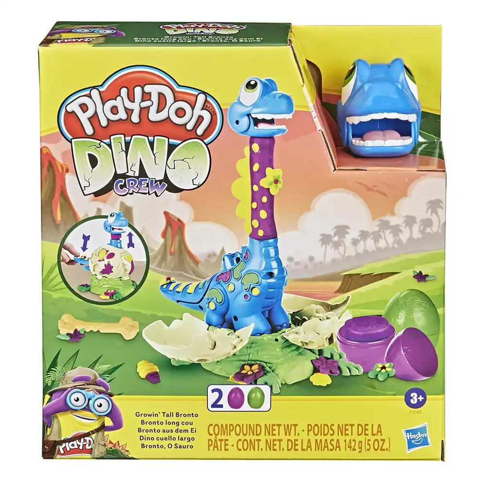 Hasbro - Play-Doh Dino Crew Growin' Tall Bronto - F1503
