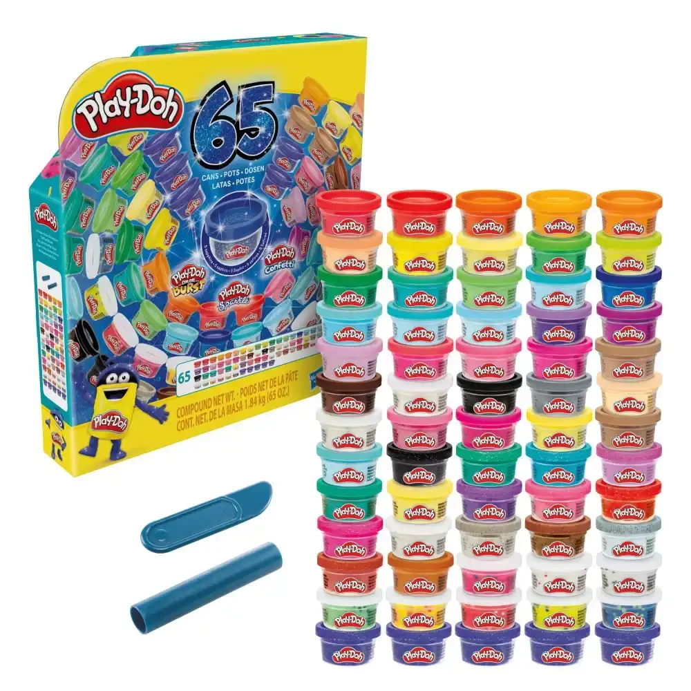 Hasbro - Play-Doh Play Clay Celebration Core Pack 65 Pack - F1528