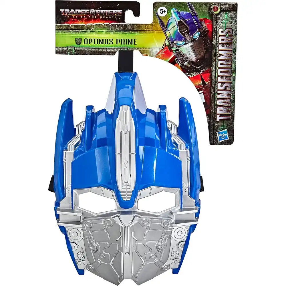 Hasbro - Transformers Toys Rise of the Beasts Movie Optimus Prime Roleplay Costume Mask - F40495L10