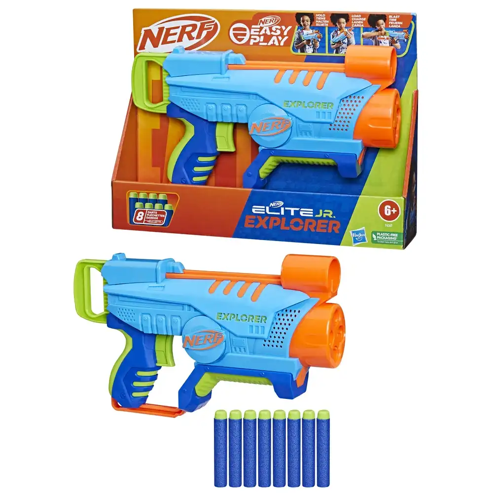 Hasbro - Nerf Elite Junior Explorer 8 Foam Bullets - F6367