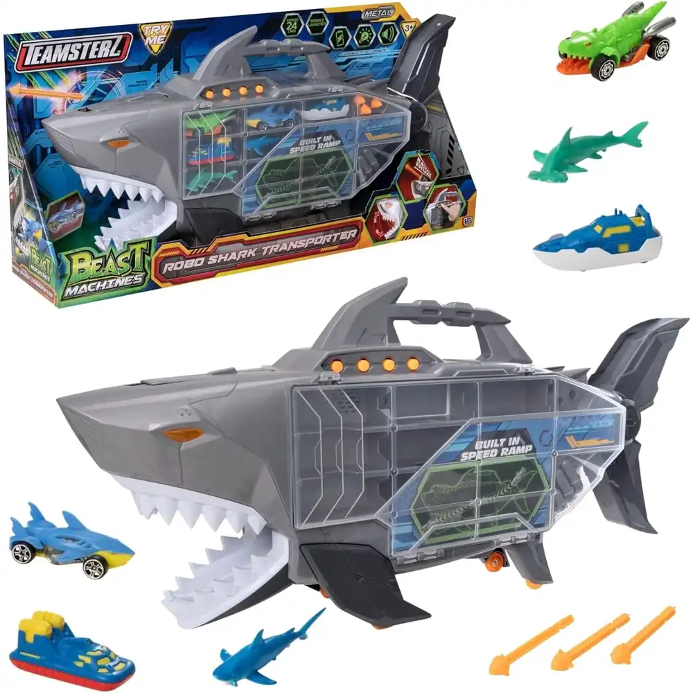 Teamsterz - Beast Machines Robo Shark Transporter - 1417446