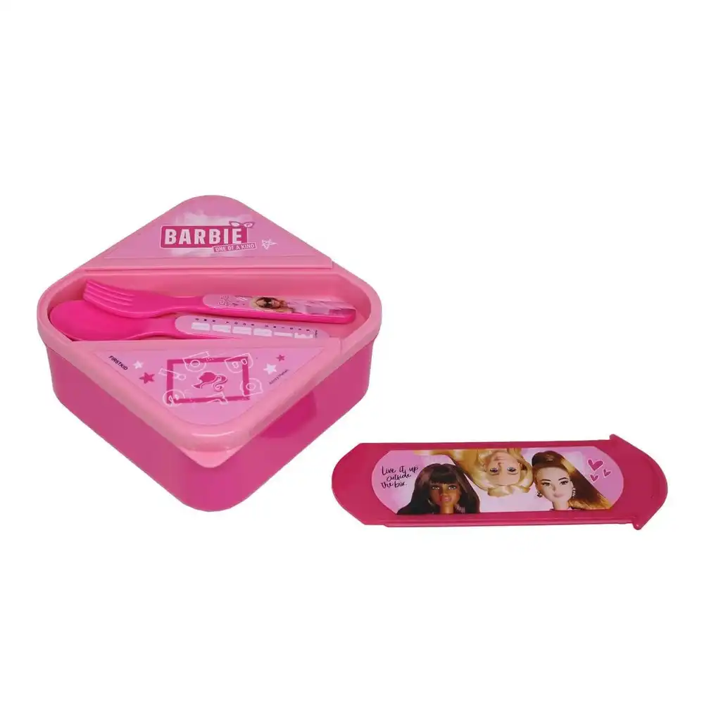 Barbie Lunch Box with Cutlery - 112-63-21