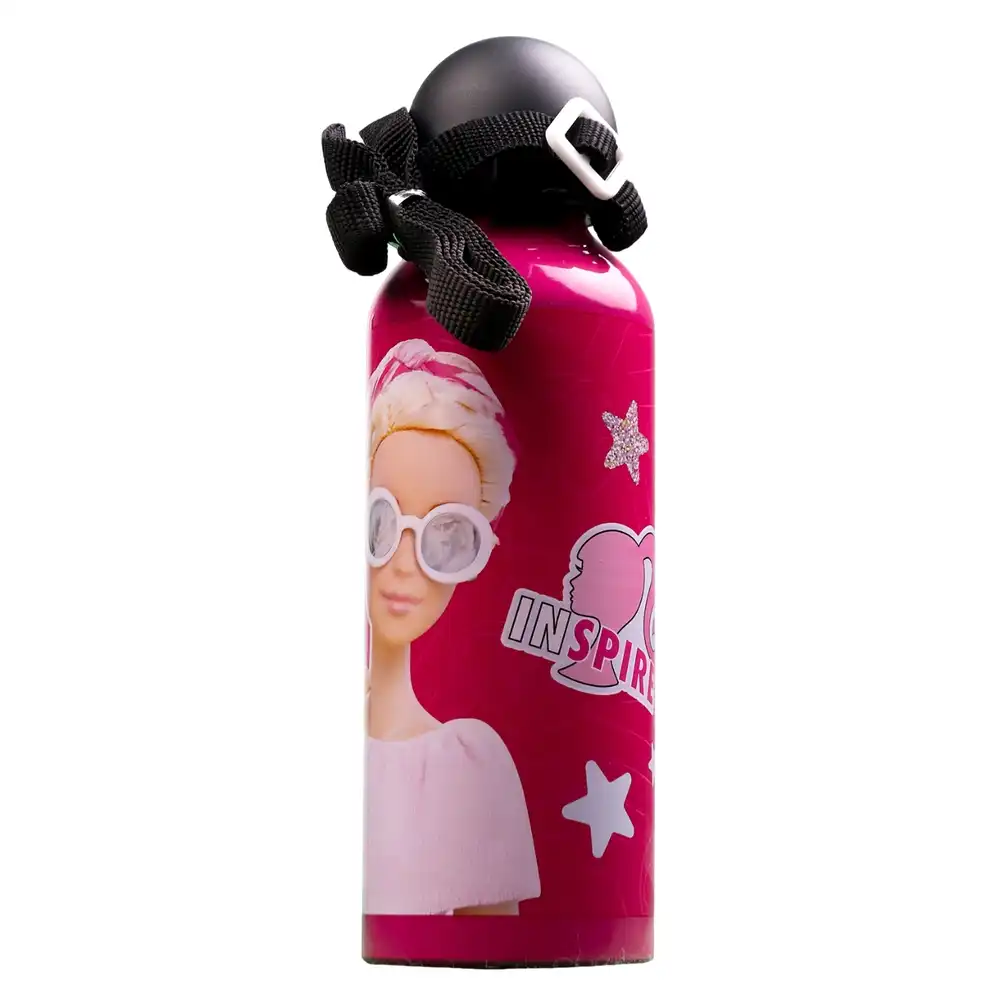 Barbie Metal Water Bottle With Straps - 112-15-021