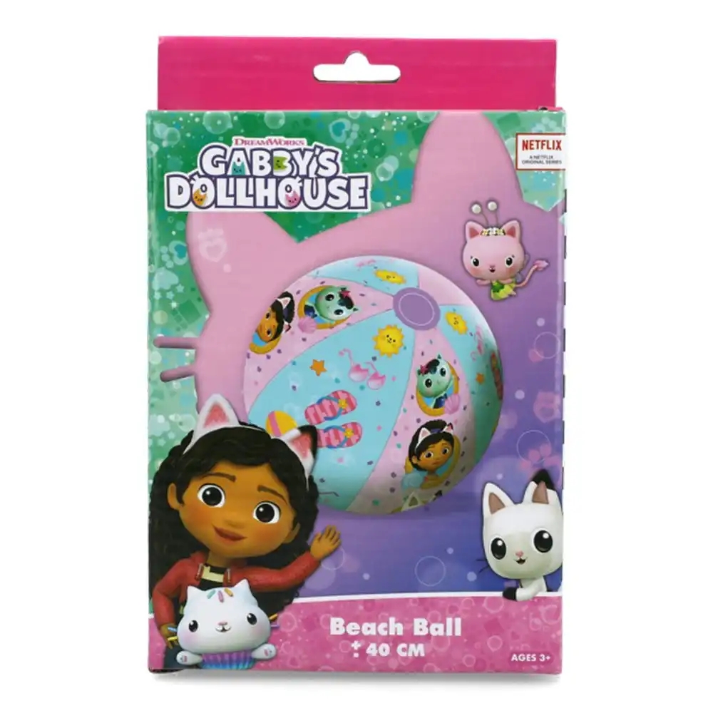 Gabby's Dollhouse Beach Ball for Kids 40cm - INF-BB-11
