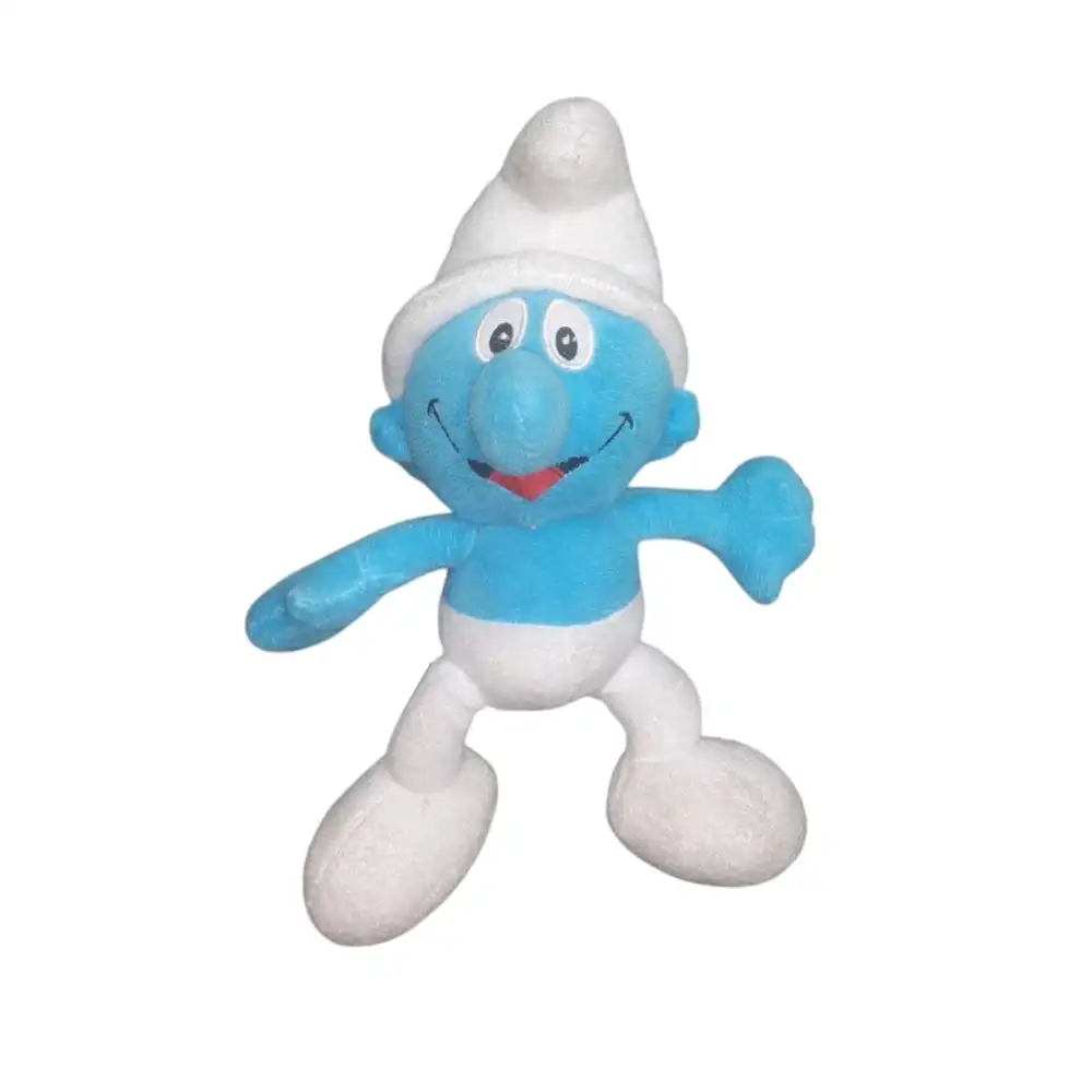 Clumsy Smurf Plush Doll Small Size - S