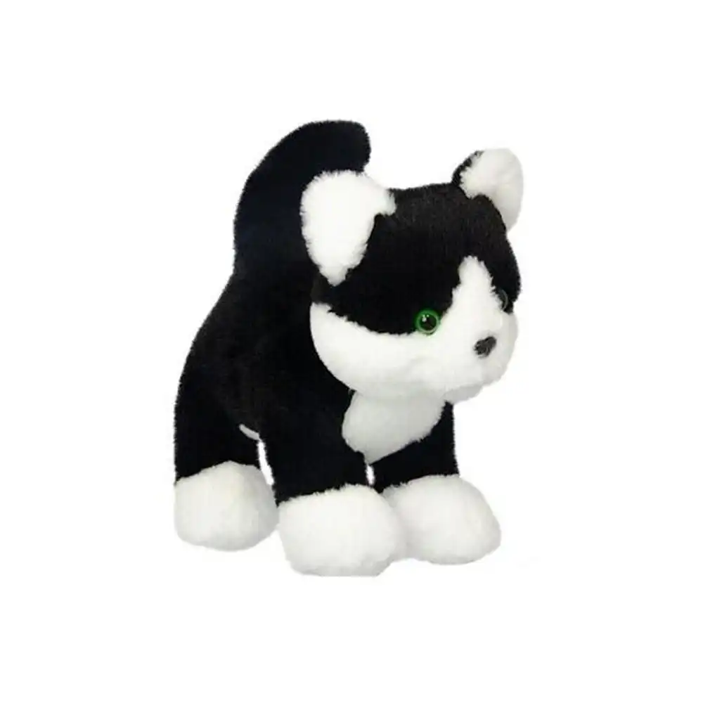 Wild Planet Black & White Kitten Plush Toy - WP110