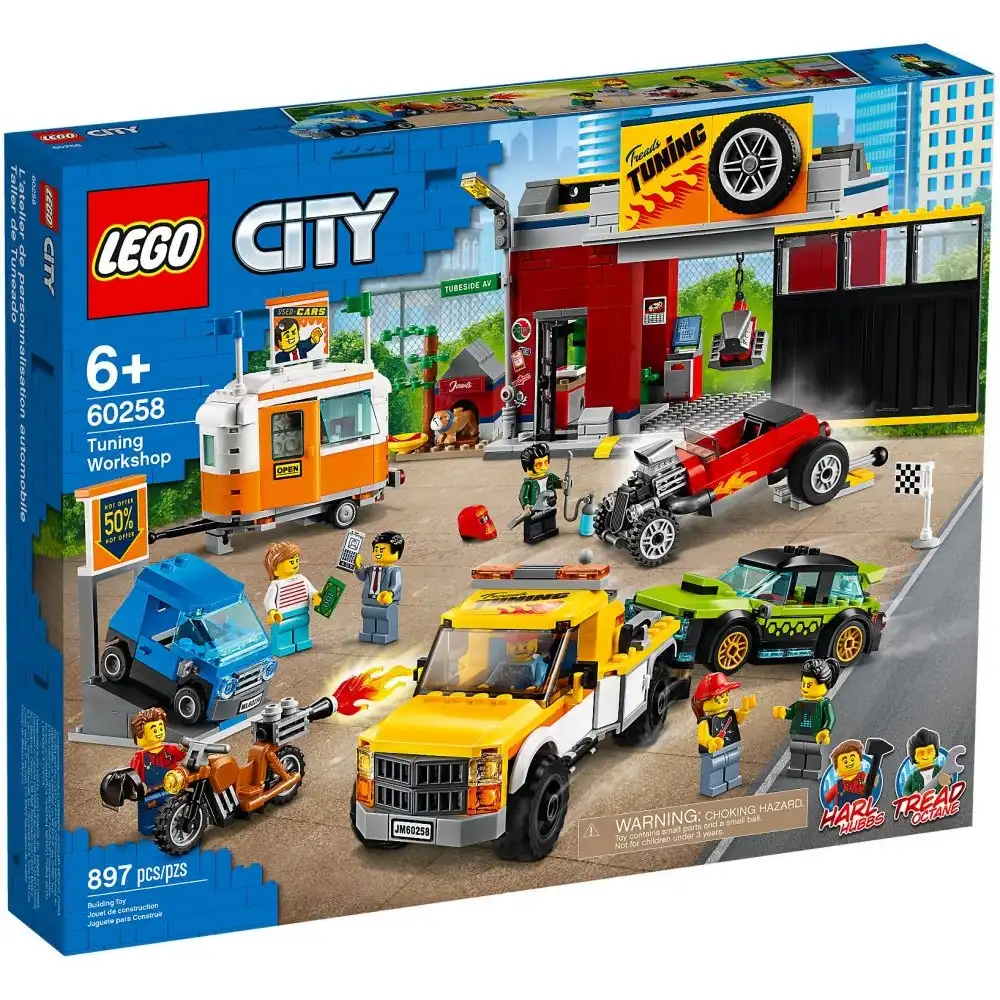 LEGO - City Tuning Workshop 897 Pieces - 60258 | Toyagator