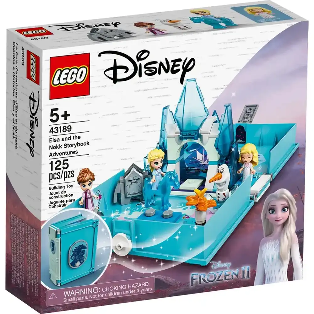 LEGO - Disney Elsa and the Nokk Storybook Adventures 125 Pieces - 43189