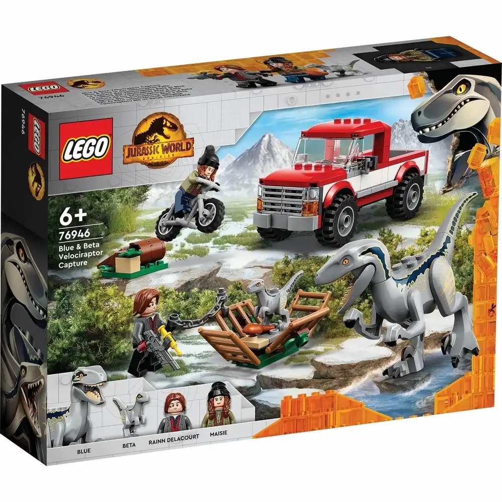 LEGO - Jurassic World Blue & Beta Velociraptor Capture 181 Pieces - 76946