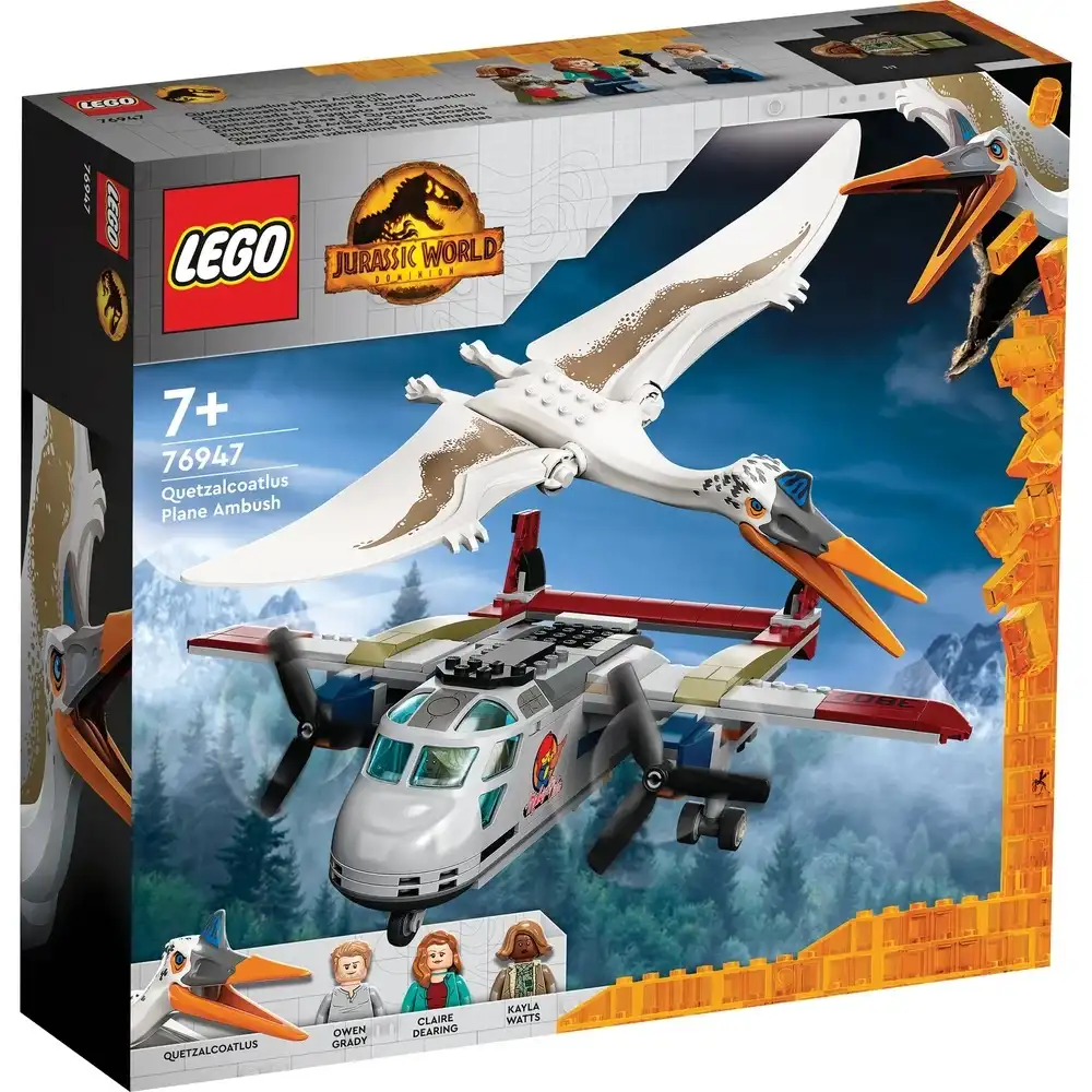 LEGO - Jurassic World Quetzalcoatlus Plane Ambush 306 Pieces - 76947