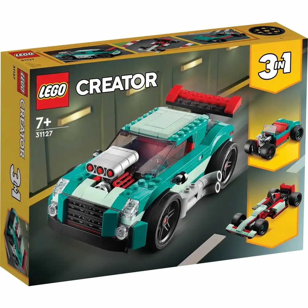 LEGO - Creator 3 in 1 Street Racer 258 Pieces - 31127