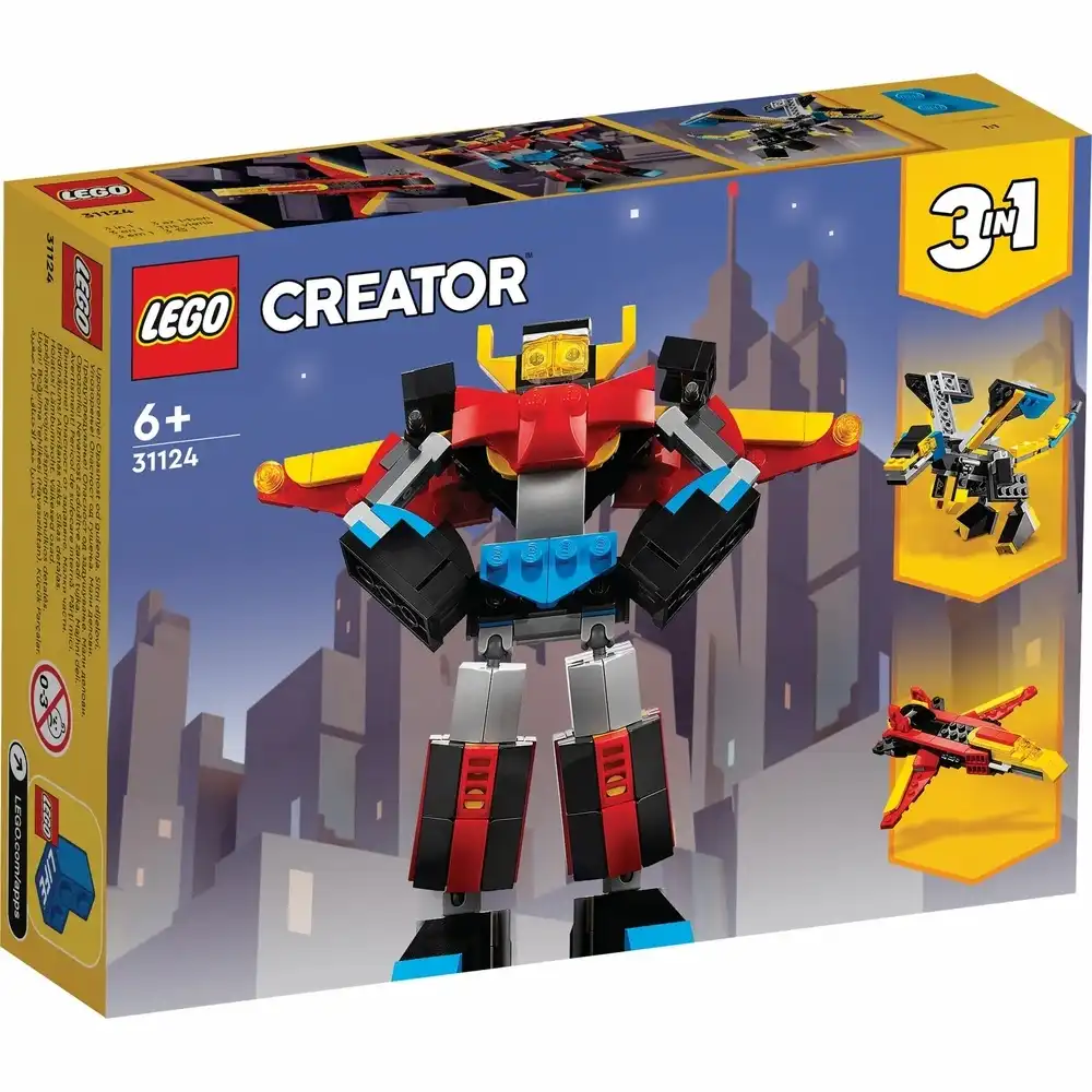 LEGO - Creator 3 in 1 Super Robot 159 Pieces - 31124