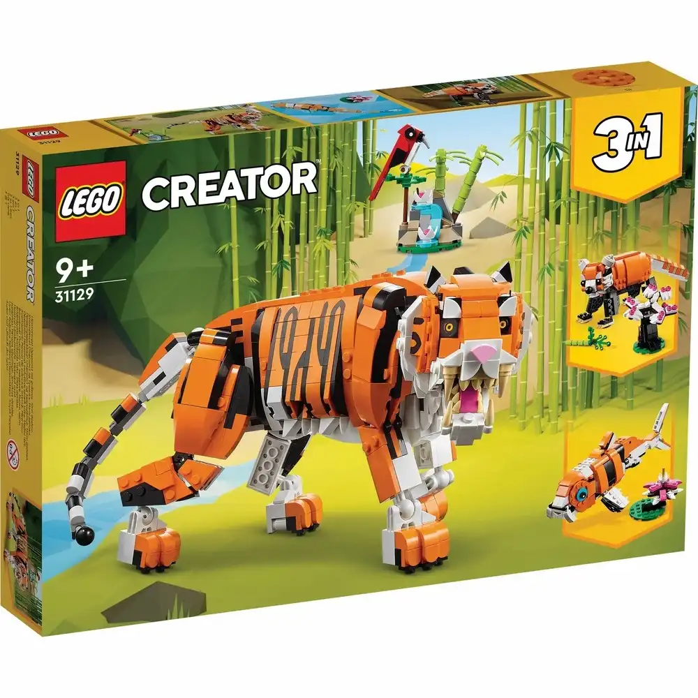 LEGO - Creator 3 in 1 Majestic Tiger 755 Pieces - 31129