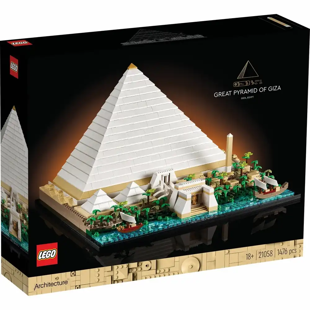 LEGO - Architecture Great Pyramid of Giza 1476 Pieces - 21058