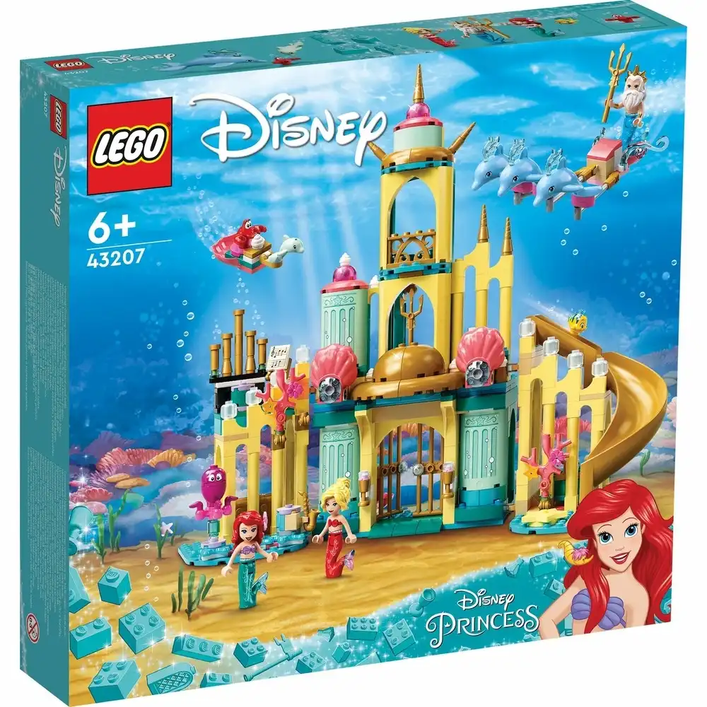 LEGO - Disney Ariels Underwater Palace 498 Pieces - 43207