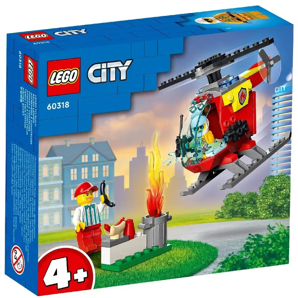 LEGO - City Fire Brigade Helicopter 53 Pieces - 60318