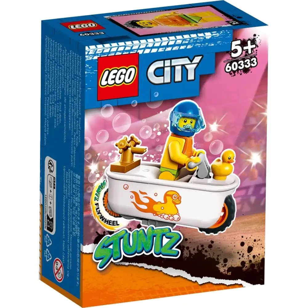 LEGO - City Bath Tub Stunt Bike 14 Pieces - 60333