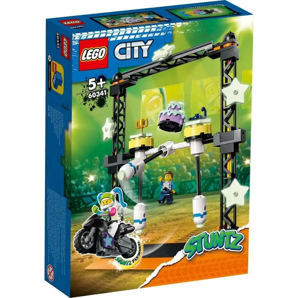 LEGO - City The Knockdown Stunt Challenge 117 Pieces - 60341