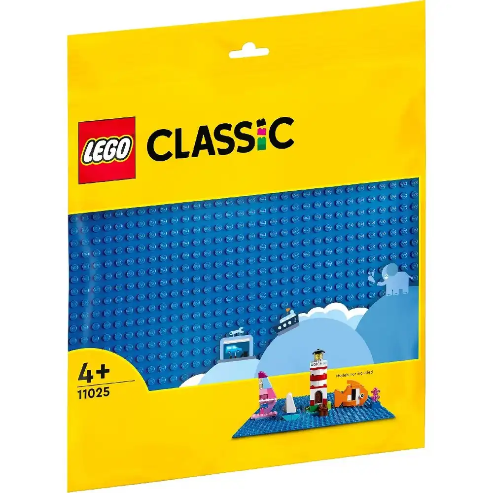 LEGO - Classic Blue Construction Plate - 11025