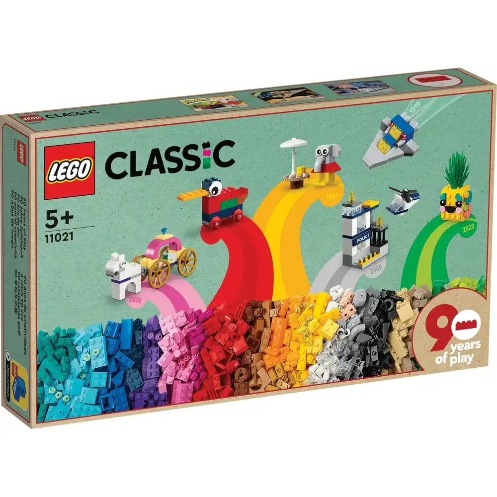 LEGO - Classic 90 Years of Play 1100 Pieces - 11021