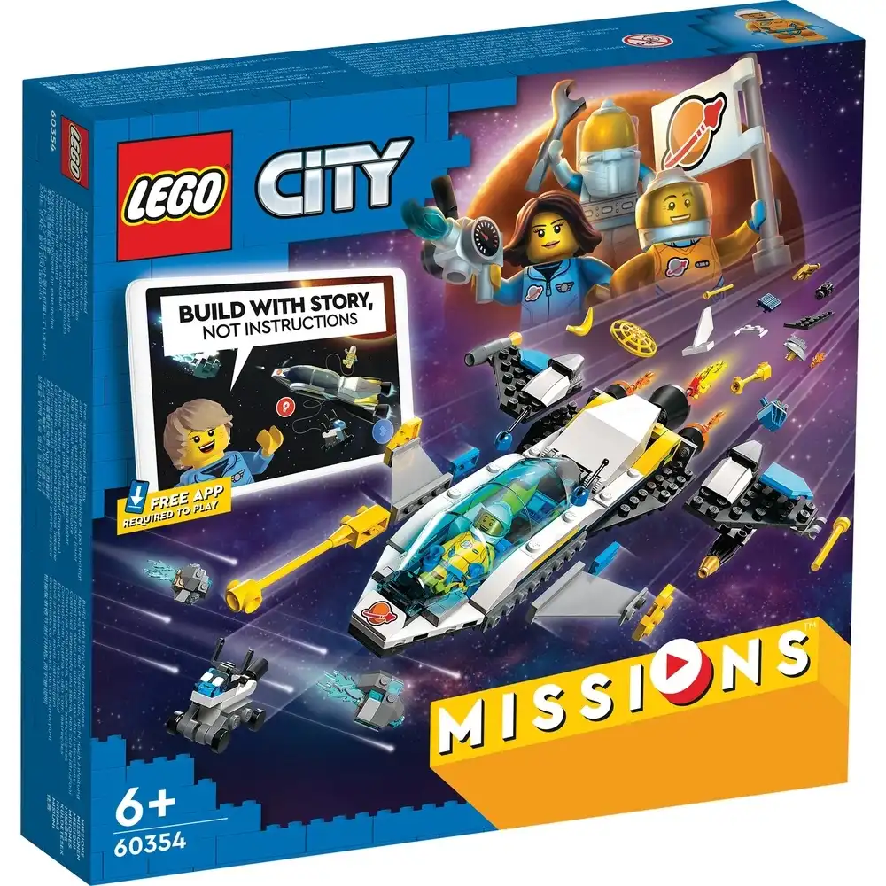 LEGO - City Mars Spacecraft Exploration Missions 298 Pieces - 60354