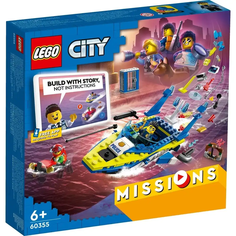 LEGO - City Water Police Detective Missions 298 Pieces - 60355