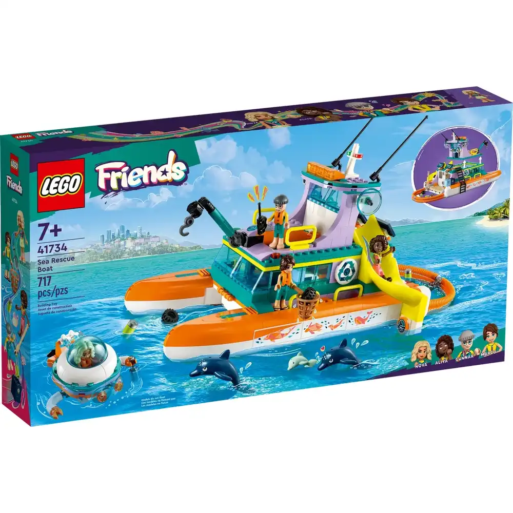 LEGO - Friends Sea Rescue Boat 717 Pieces - 41734
