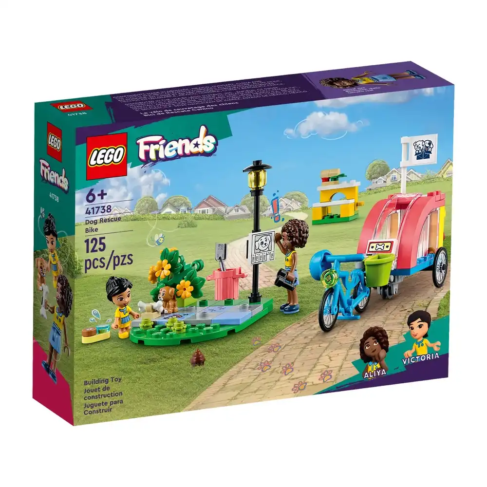 LEGO - Friends Dog Rescue Bike 125 Pieces - 41738