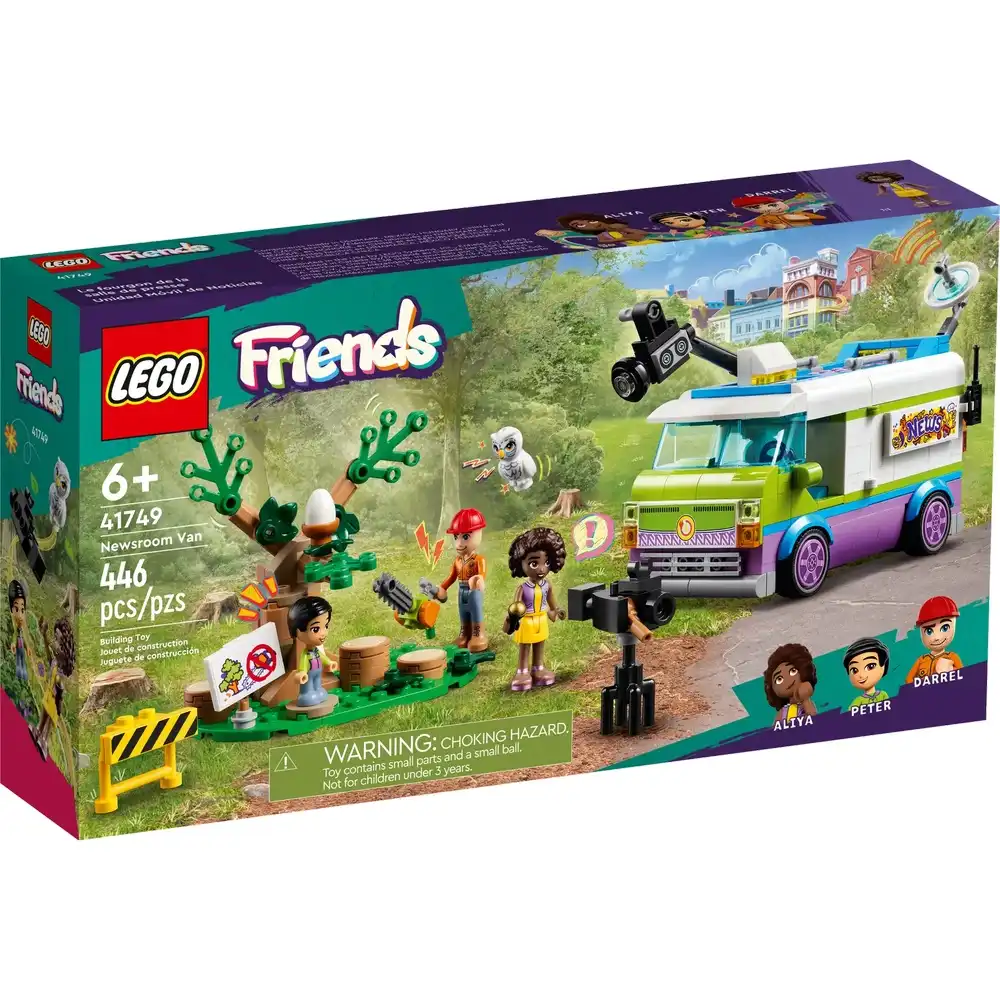 LEGO - Friends Newsroom Van 446 Pieces - 41749