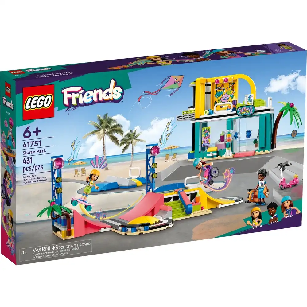 LEGO - Friends Skate Park 431 Pieces - 41751