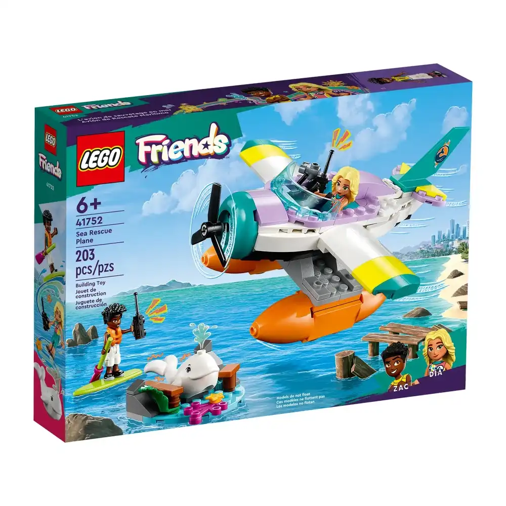 LEGO - Friends Sea Rescue Plane 203 Pieces - 41752