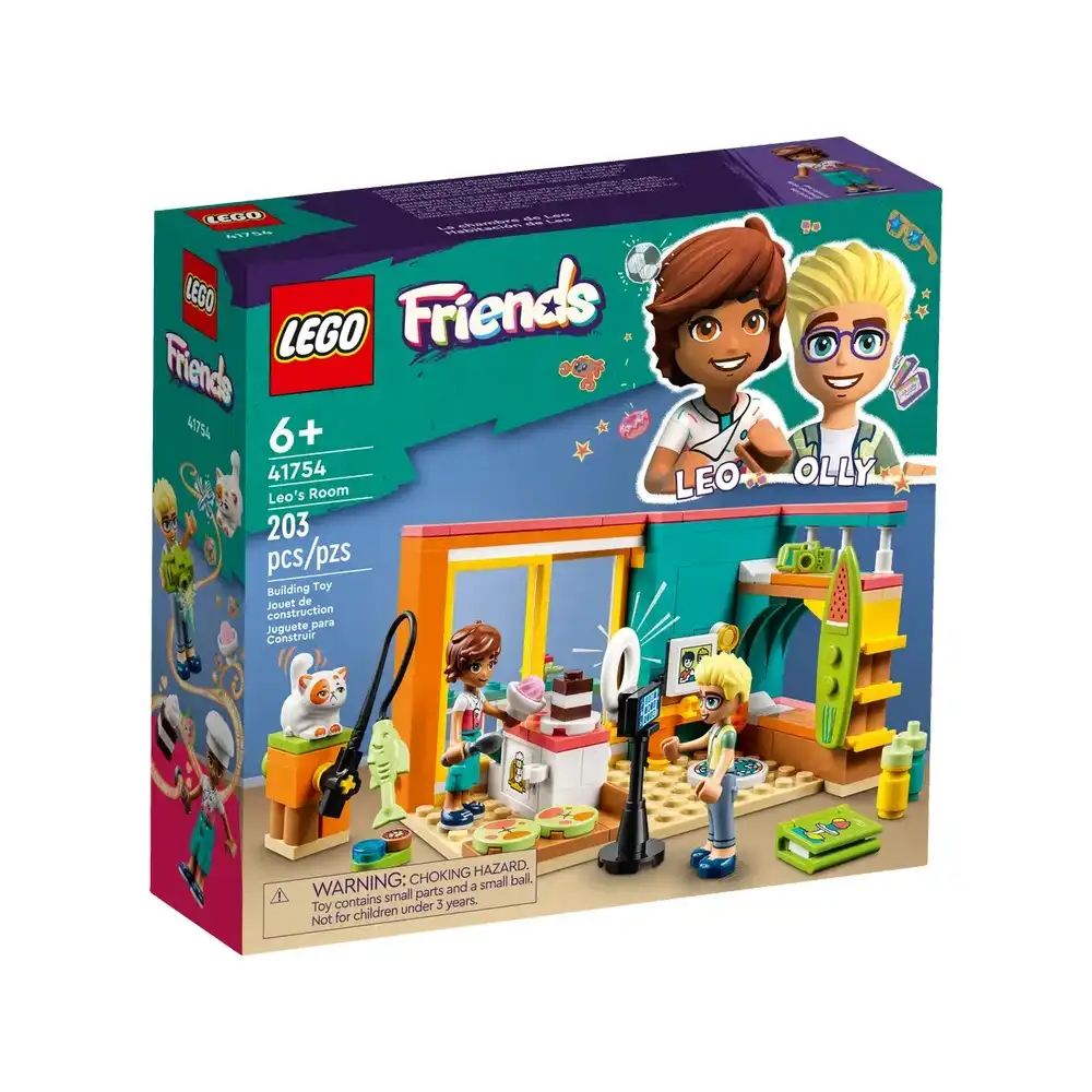 LEGO - Friends Leo's Room 203 Pieces - 41754