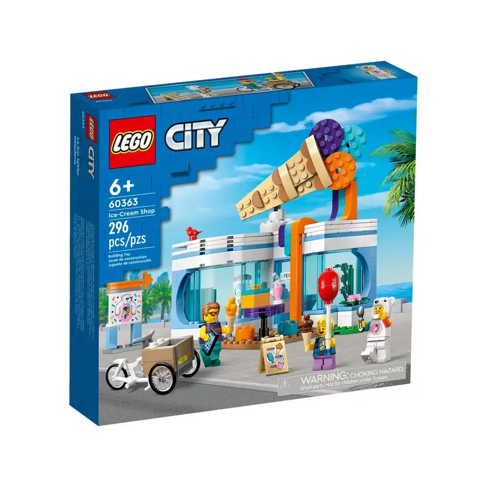 LEGO - City Ice-Cream Shop 296 Pieces - 60363