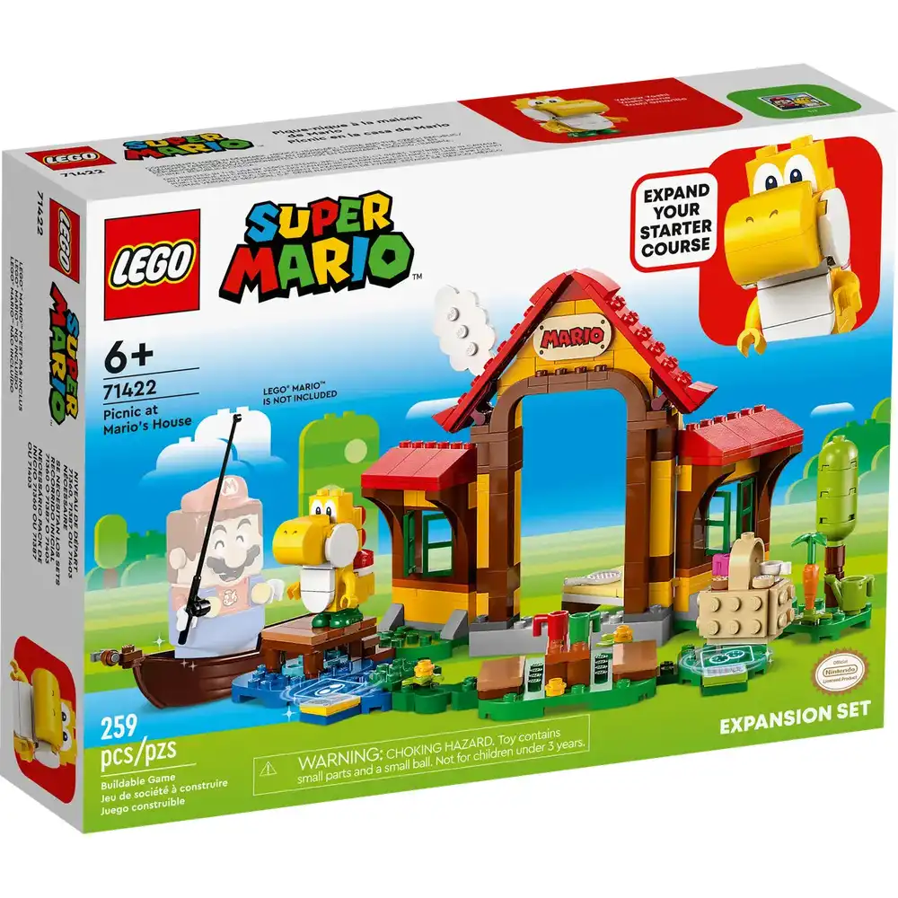 LEGO - Super Mario Picnic at Mario's House Expansion Set 259 Pieces - 71422