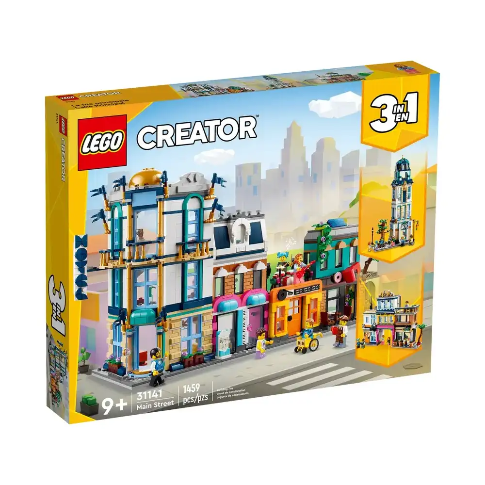 LEGO - Creator 3 in 1 Main Street 1459 Pieces - 31141
