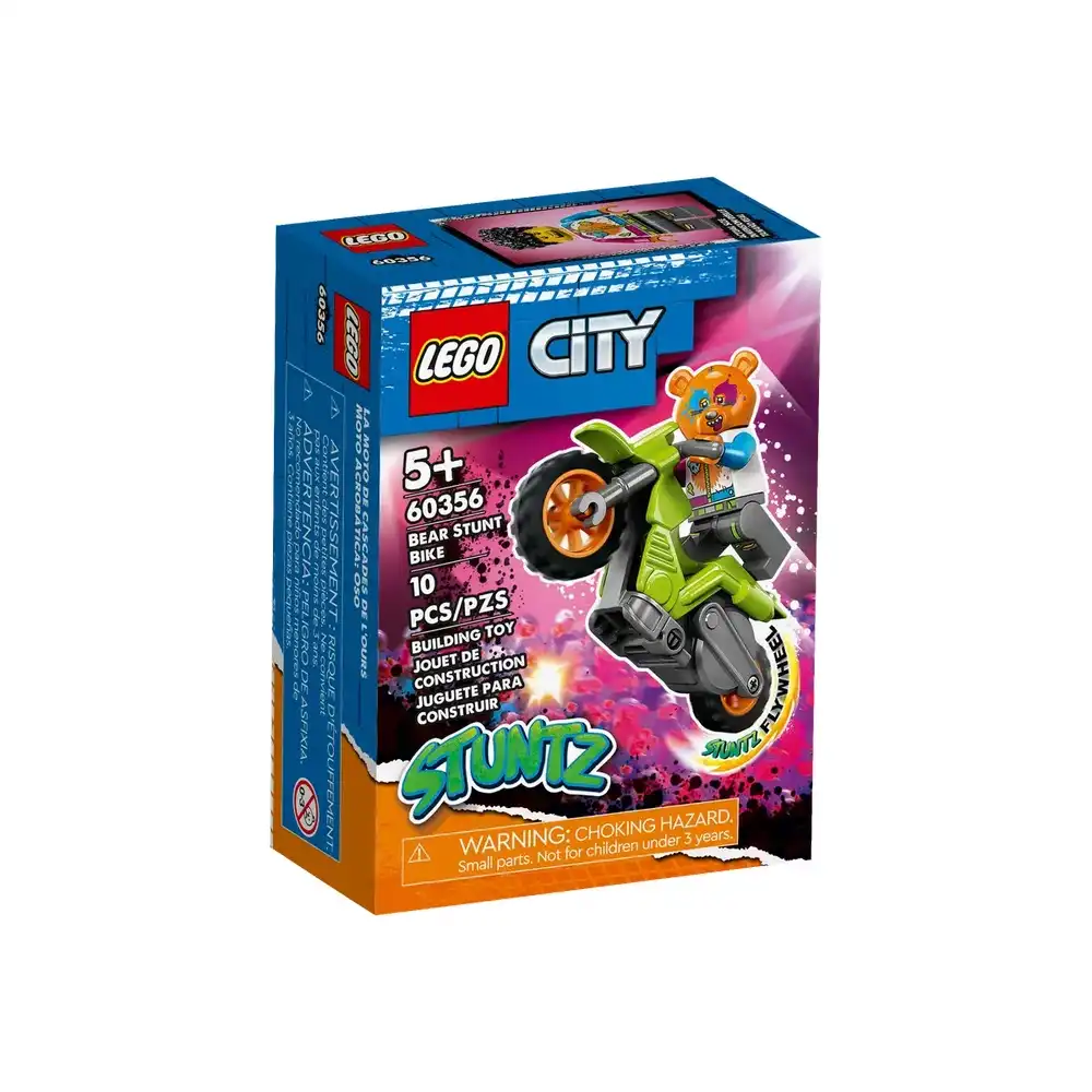 LEGO - City Bear Stunt Bike 10 Pieces - 60356