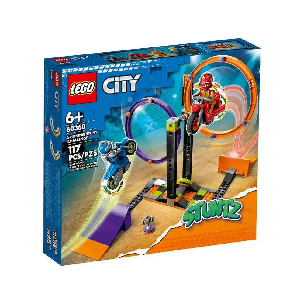 LEGO - City Spinning Stunt Challenge 117 Pieces - 60360