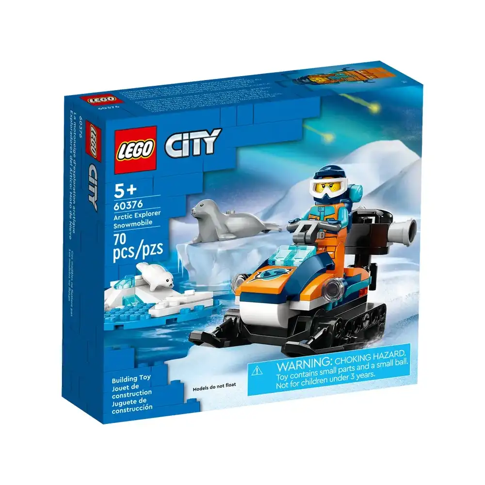 LEGO - City Arctic Explorer Snowmobile 70 Pieces - 60376